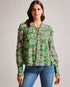 ELLERIE-Tops-Introducing our stunning ELLERIE blouse, featuring a gorgeous poppy print that will add a touch of classic femininity to your wardrobe. A pleated fabric adorned with our exclusive poppy print will brighten up your wardrobe for both casual and dressy occasions. Blouse Poppy print Long blouson sleeves Pleated texture Ruffled V-neck Tie front Boxy fit Amy is 5'9.5" / 1.77m and wears Green in a Ted size 1- Ted Baker Romania